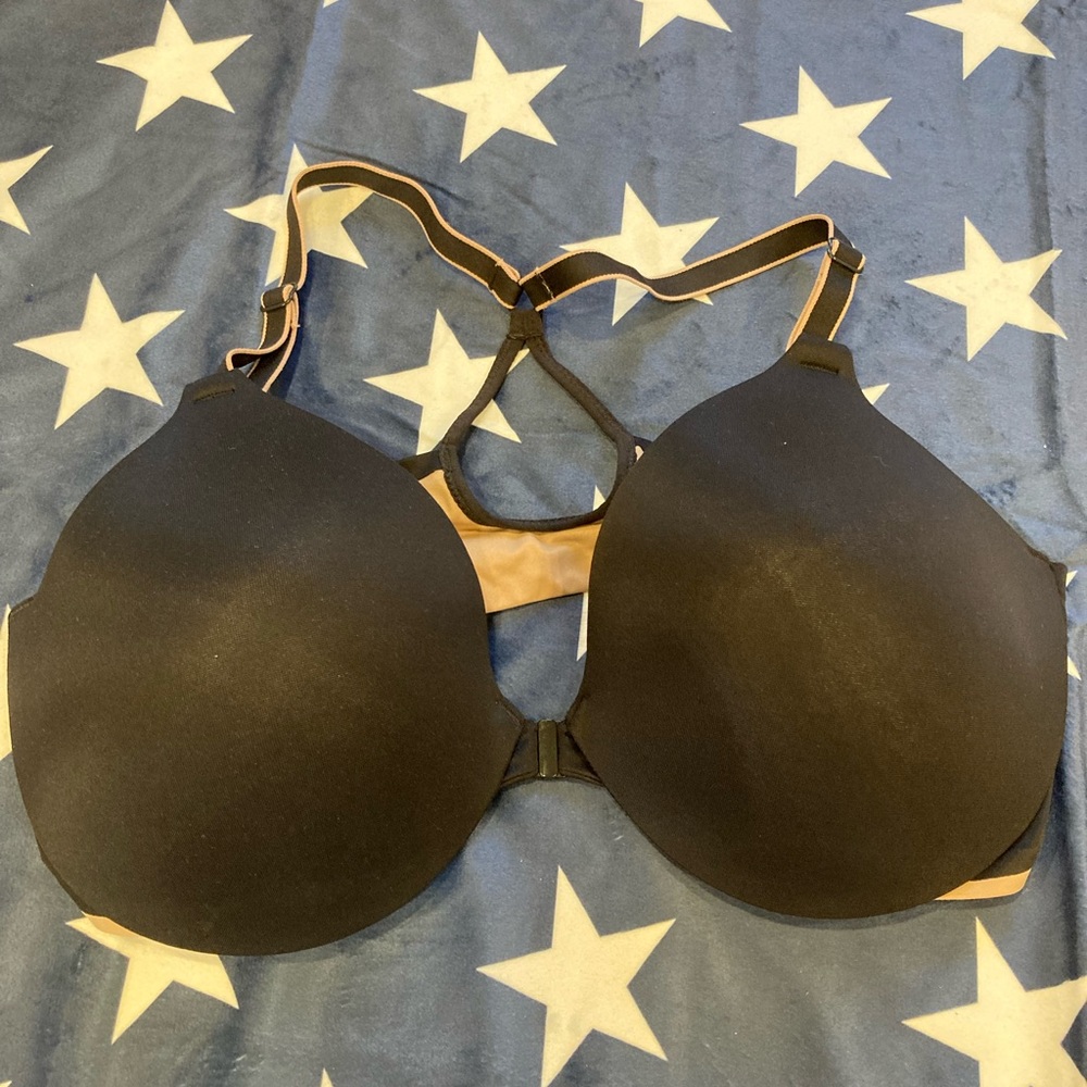 Warner's Black and Tan Women's Bra